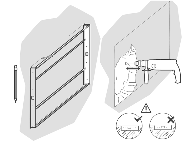 installing the TV Step-by-step
